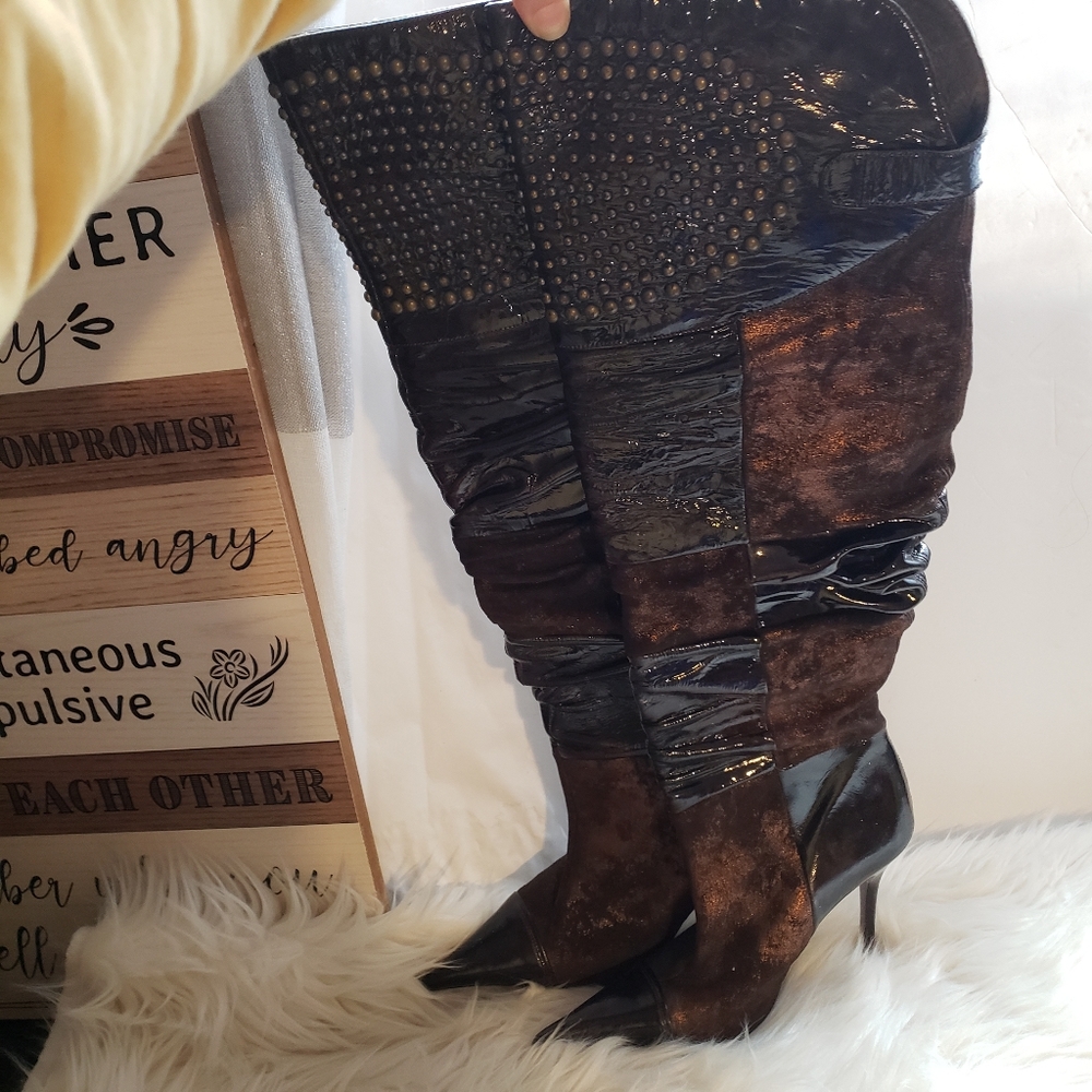 el Dantes vintage boots EU 36  Made in Spain Brown